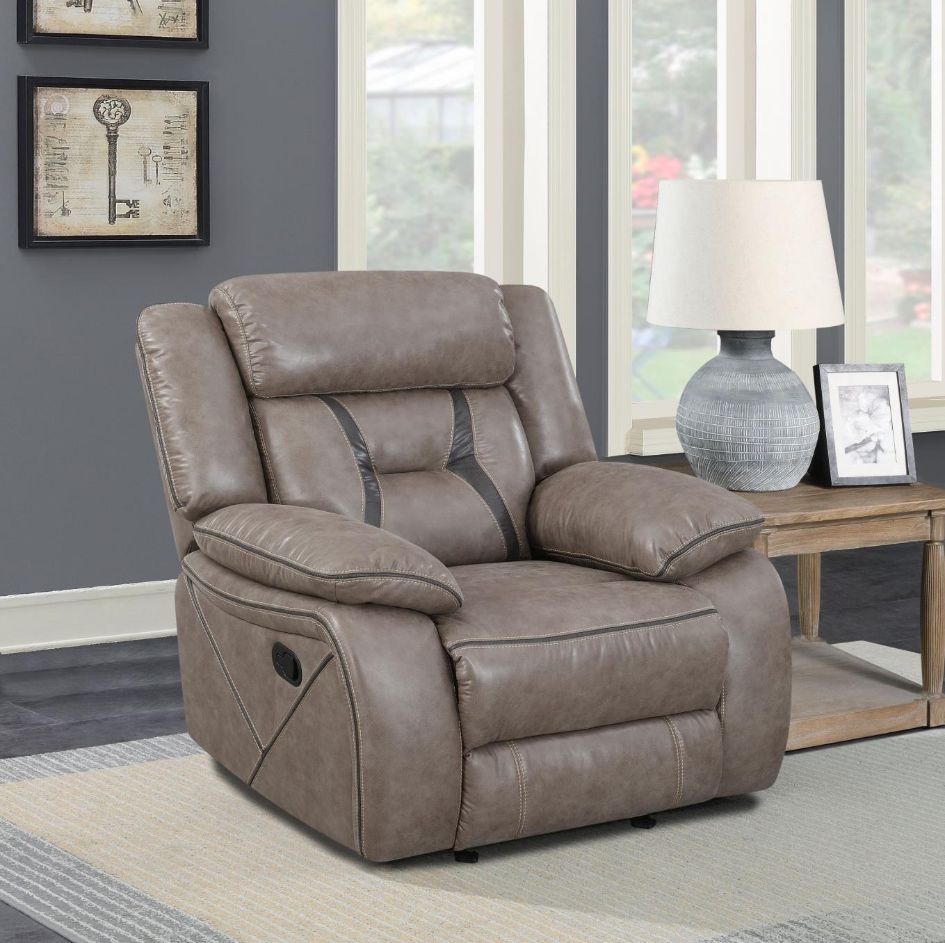 Read more about the article Steve Silver TY850R Tyson (Dark) Glider Recliner