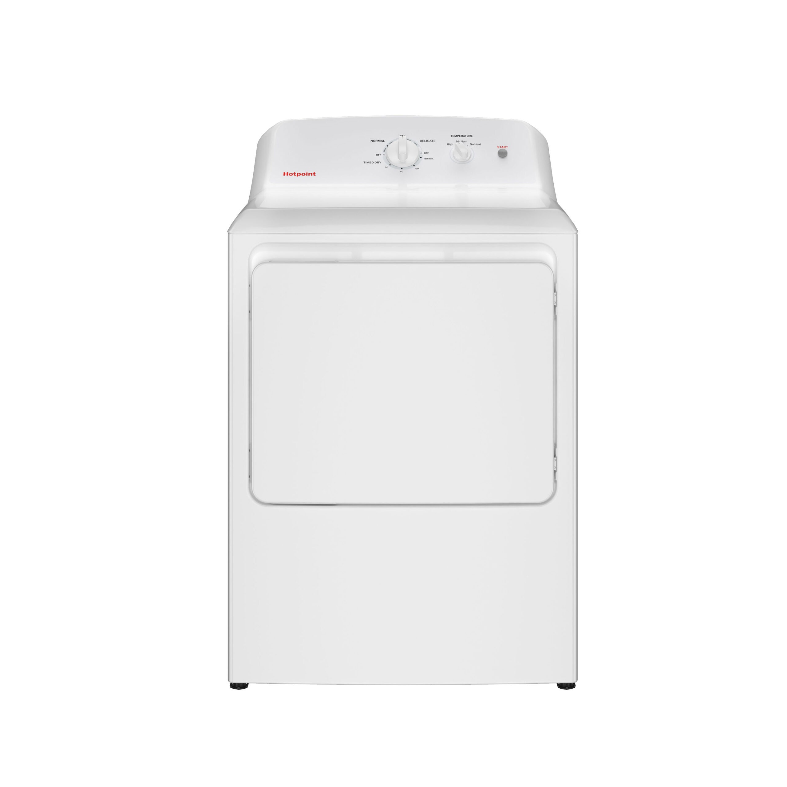 Hotpoint HTX26EASWWW - 6.2CF Electric Dryer-image