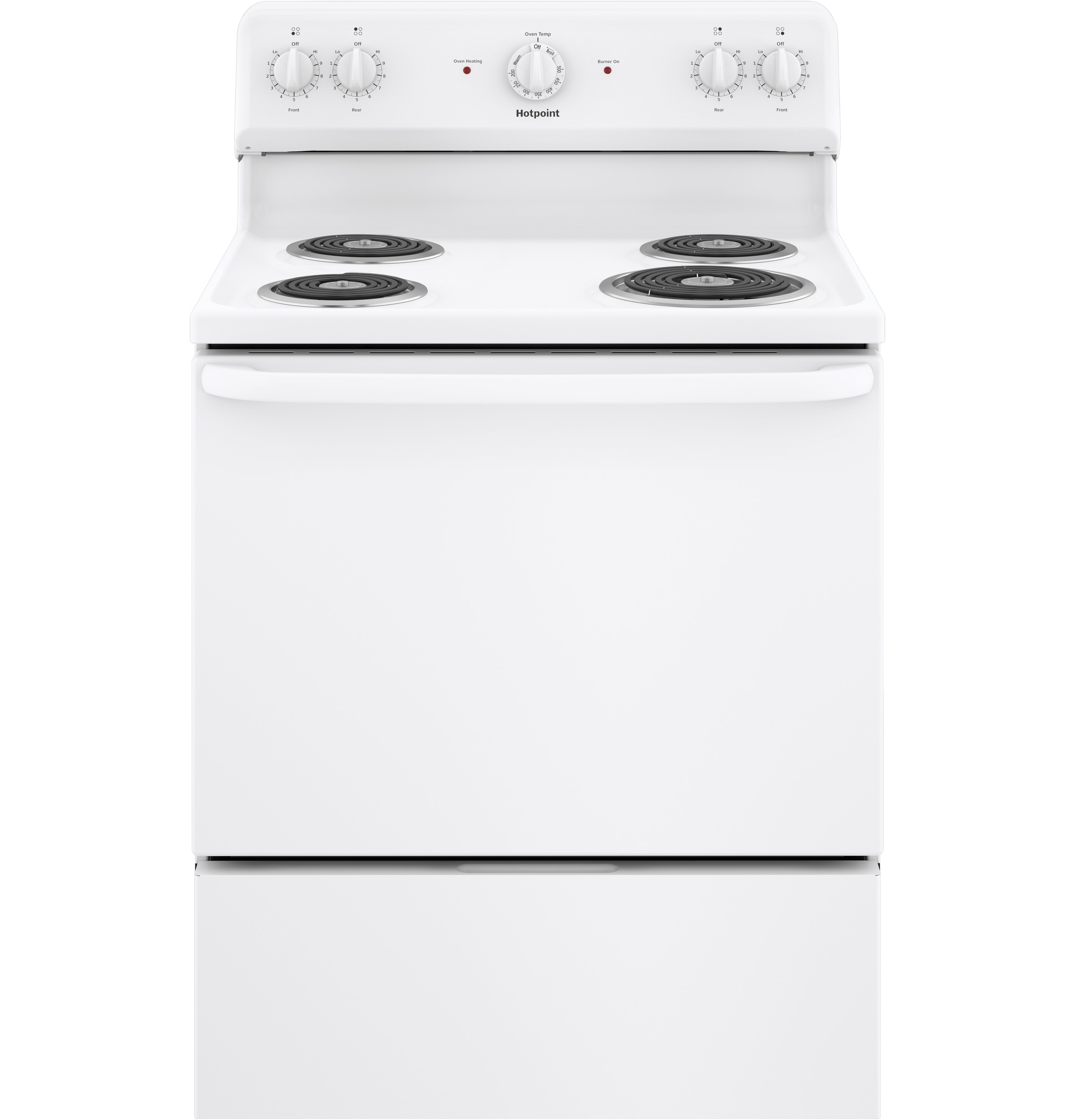 Hotpoint RBS160DMWW - Electric Coil Range-image