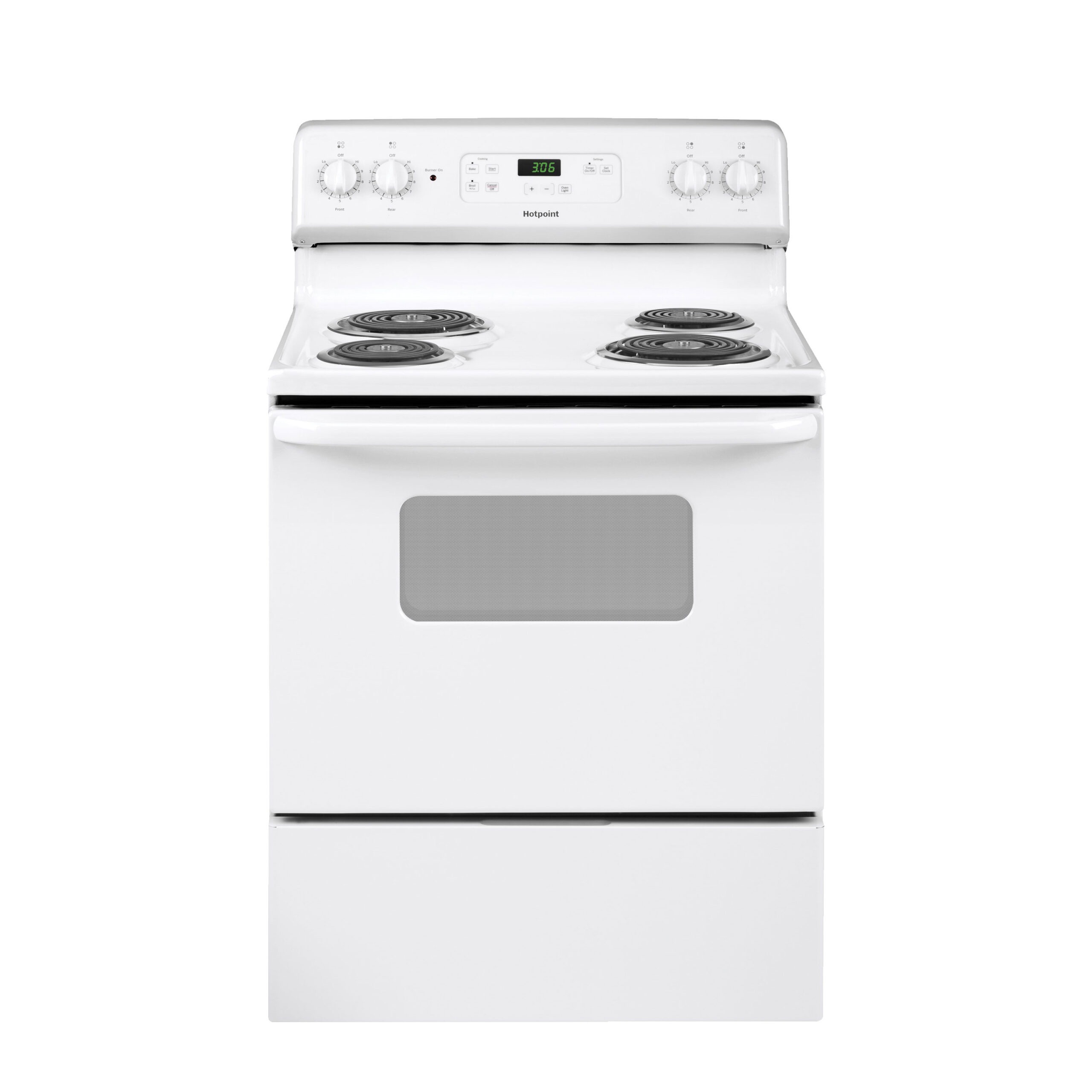 Hotpoint RBS360DMWW - Electric Coil Top Range-image