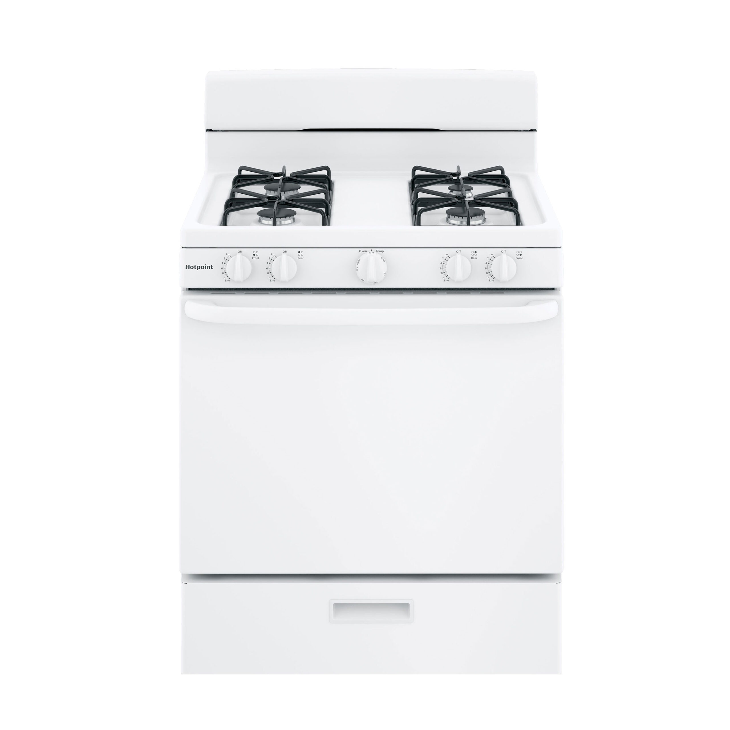 Hotpoint RGBS300DMWW - Gas Range-image