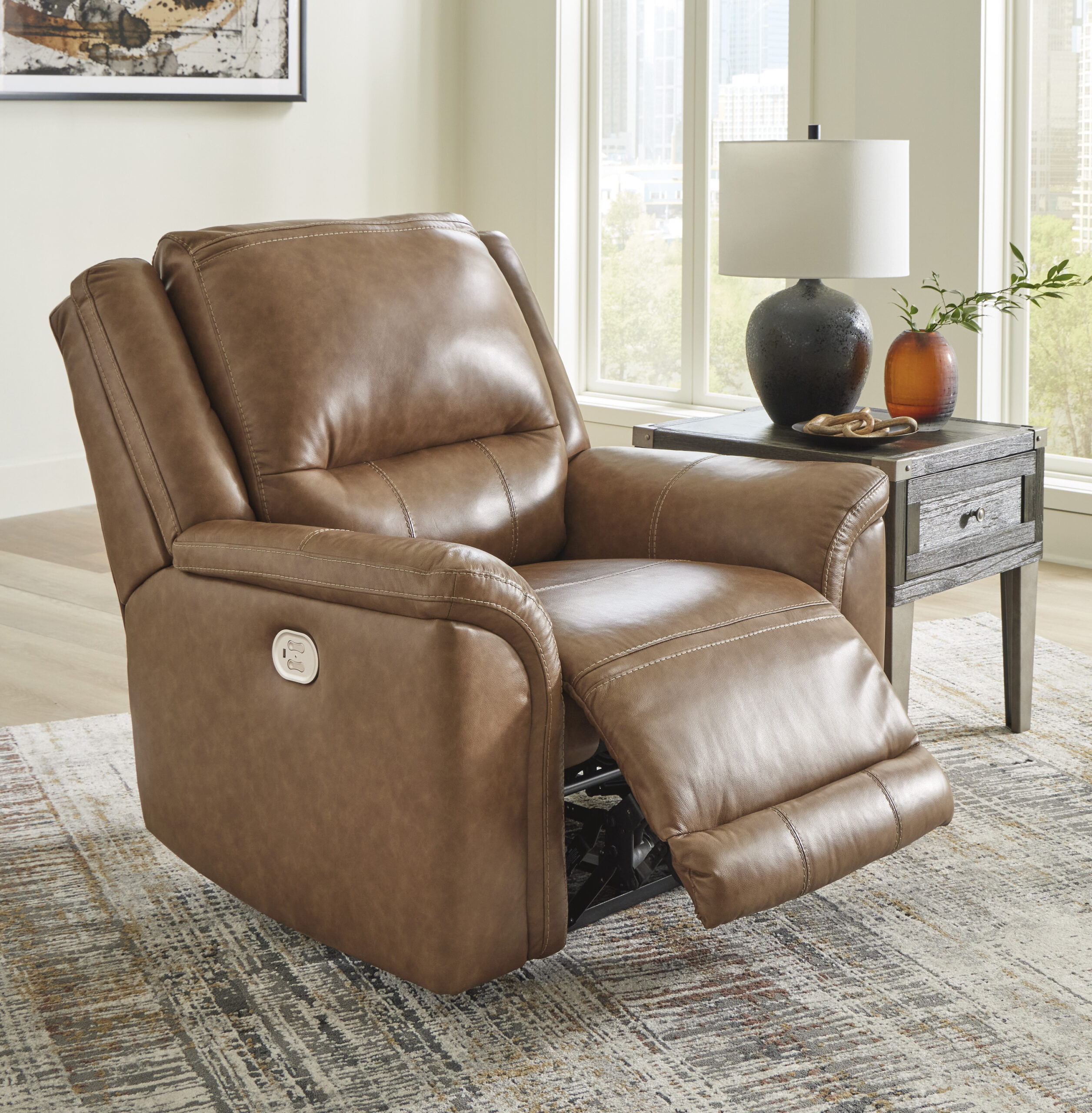 Ashley Trasimeno PWR Recliner/ADJ Headrest-image