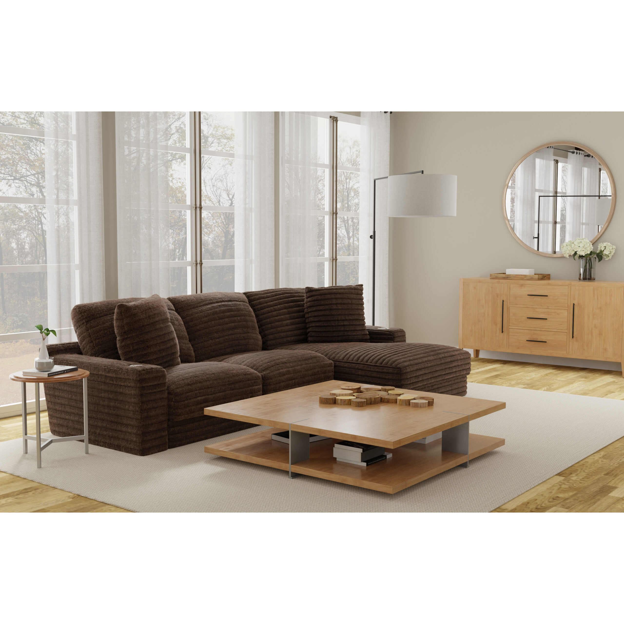 Read more about the article Jackson 3045 Comfry LSF Sofa Sectional Chocolate (SETS ONLY)
